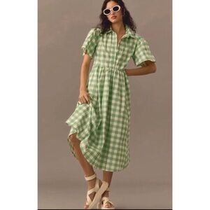 Green Gingham Dress